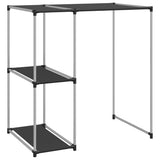 Vidaxl opbergrek voor boven wasmachine 87x55x90,5 cm ijzer zwart