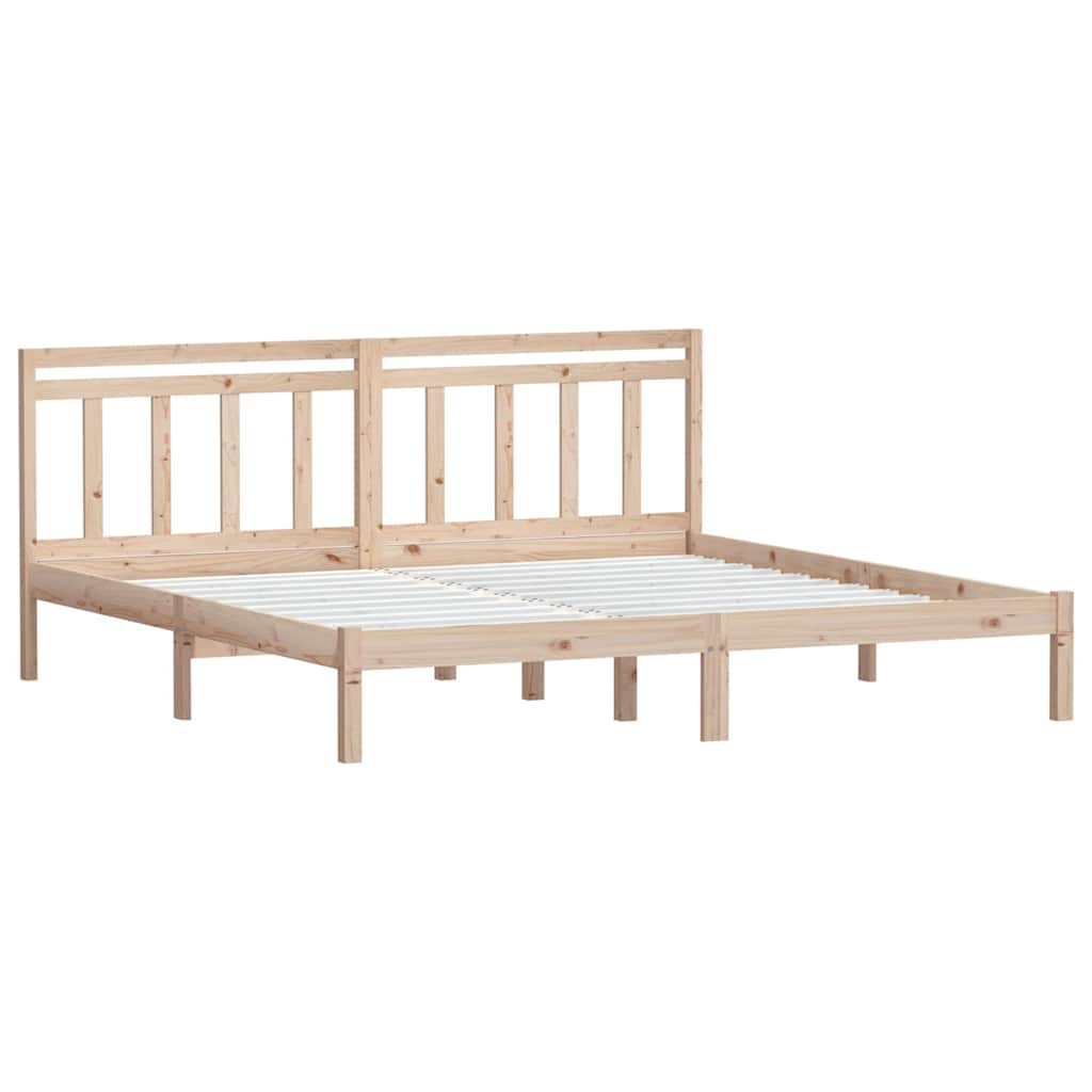 Vidaxl bedframe massief hout 180x200 cm