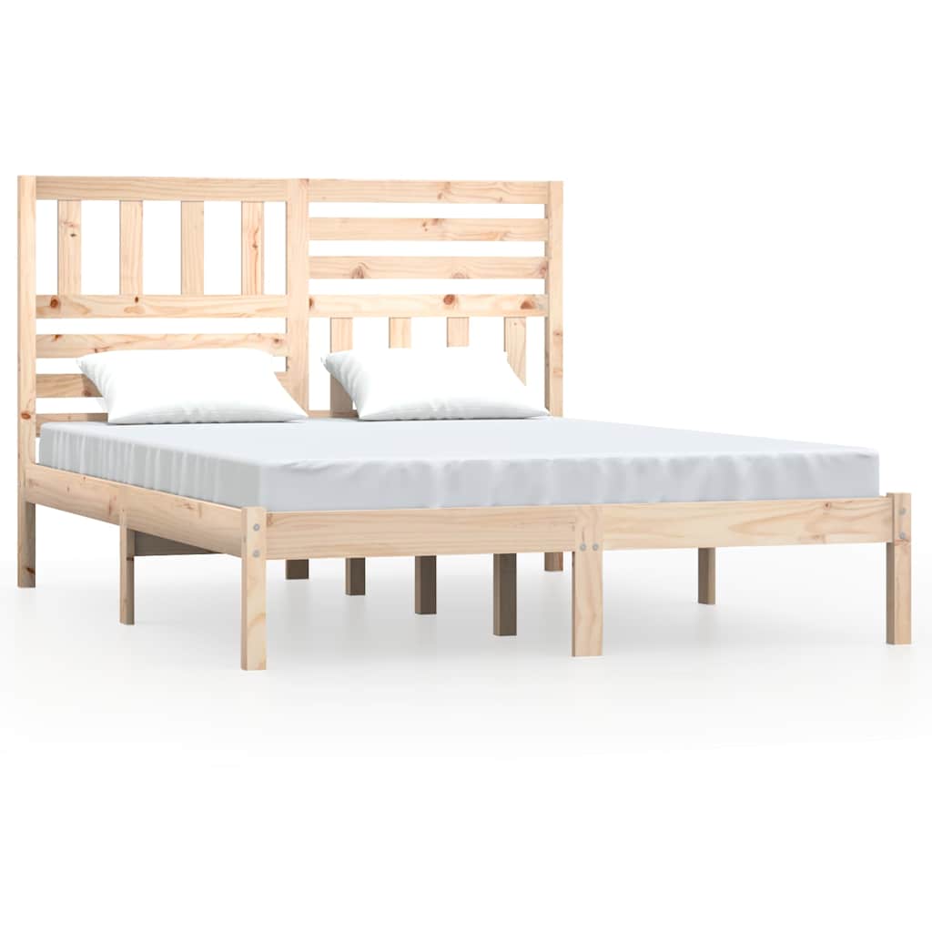 Vidaxl bedframe zonder matras massief grenenhout 120x190 cm