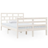 Vidaxl bedframe massief grenenhout wit 120x200 cm