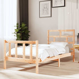 Vidaxl bedframe massief grenenhout 90x200 cm