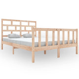 Vidaxl bedframe massief grenenhout 140x200 cm