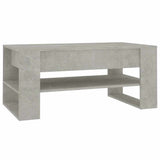 Vidaxl salontafel 102x55x45 cm bewerkt hout betongrijs