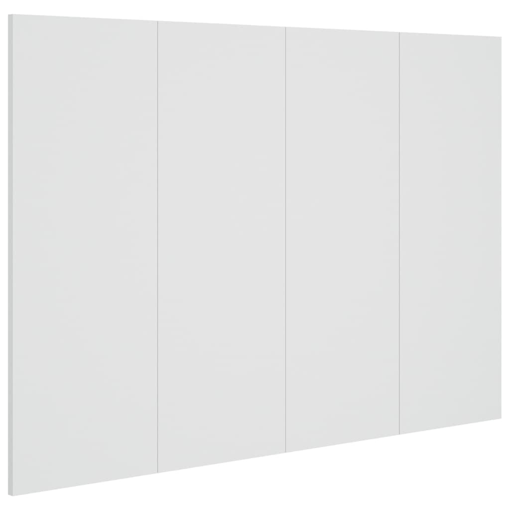 Vidaxl hoofdbord 120x1,5x80 cm bewerkt hout wit