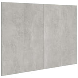 Vidaxl hoofdbord 120x1,5x80 cm bewerkt hout betongrijs