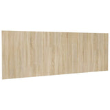 Vidaxl hoofdbord wandmodel 240x1,5x80 cm bewerkt hout sonoma eiken