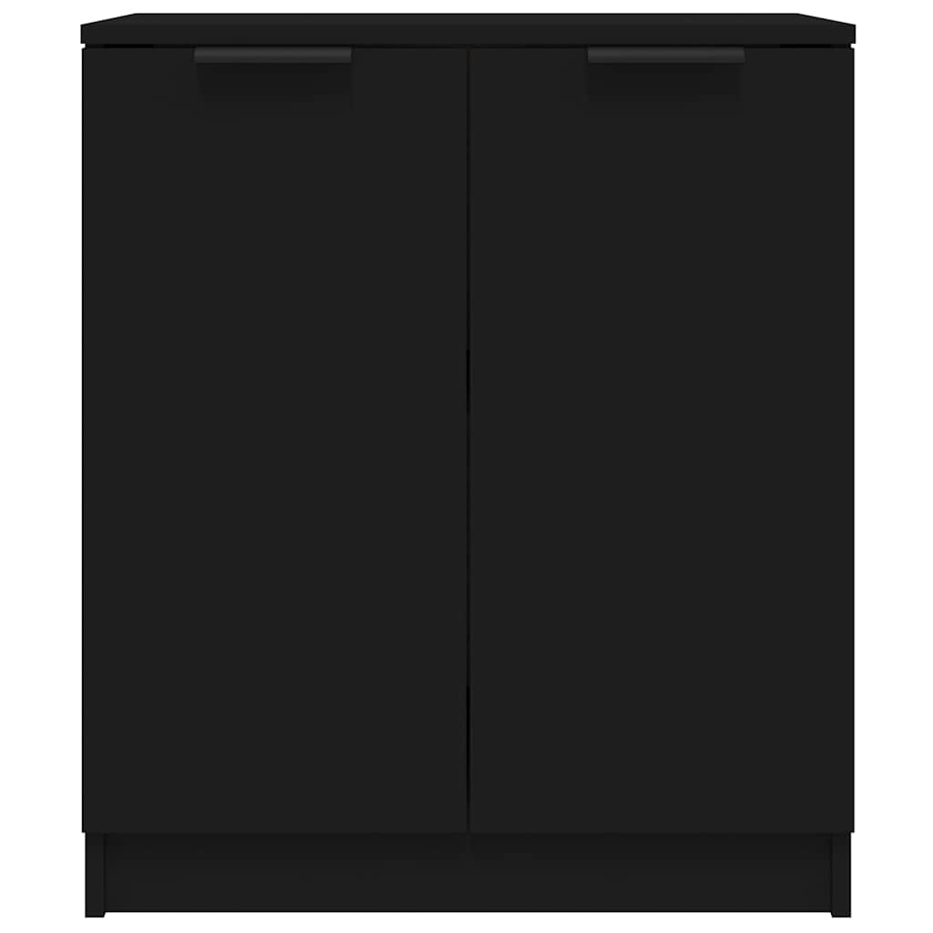 Vidaxl dressoir 60x30x70 cm bewerkt hout zwart