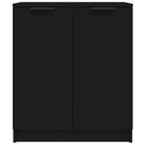 Vidaxl dressoir 60x30x70 cm bewerkt hout zwart