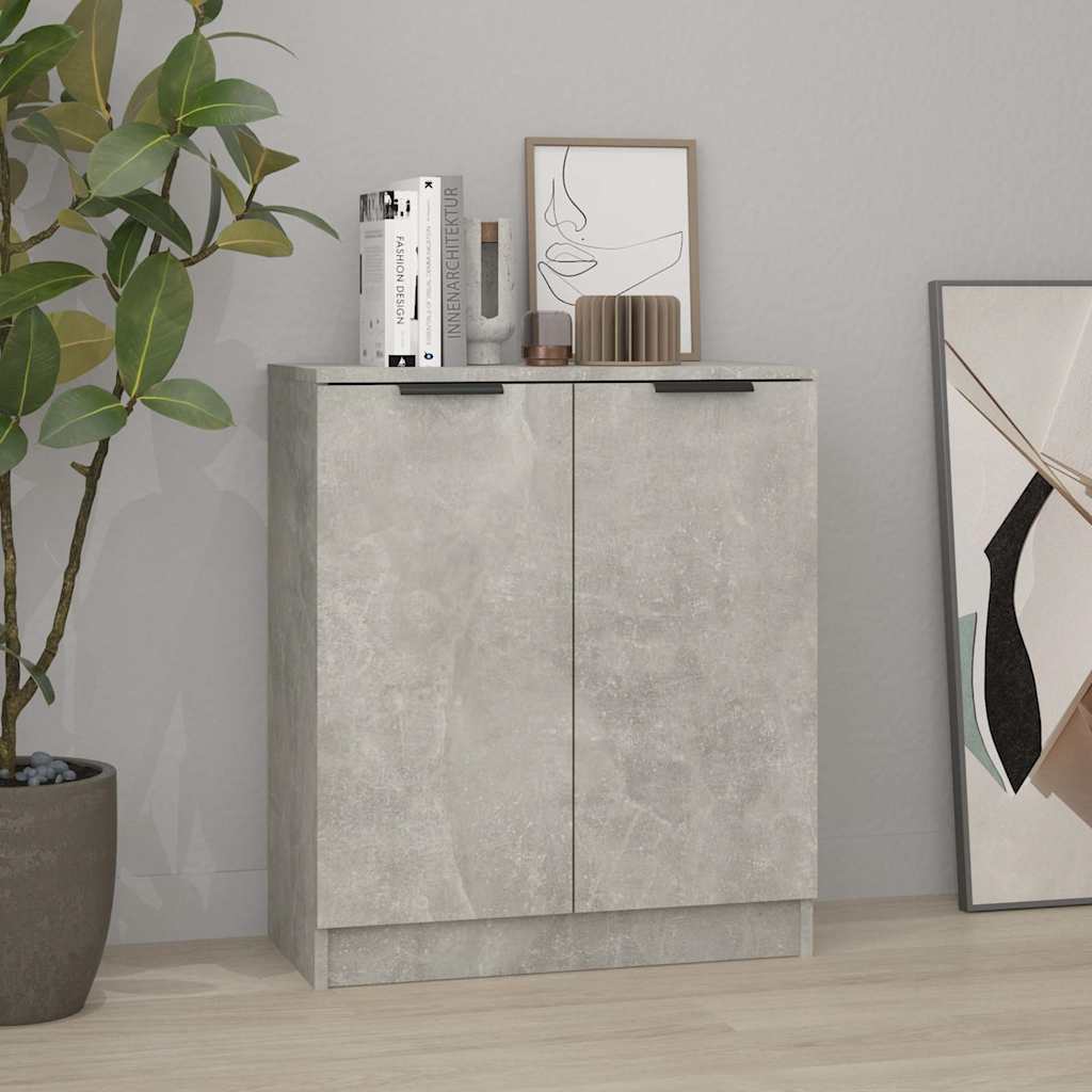 Vidaxl dressoir 60x30x70 cm bewerkt hout betongrijs