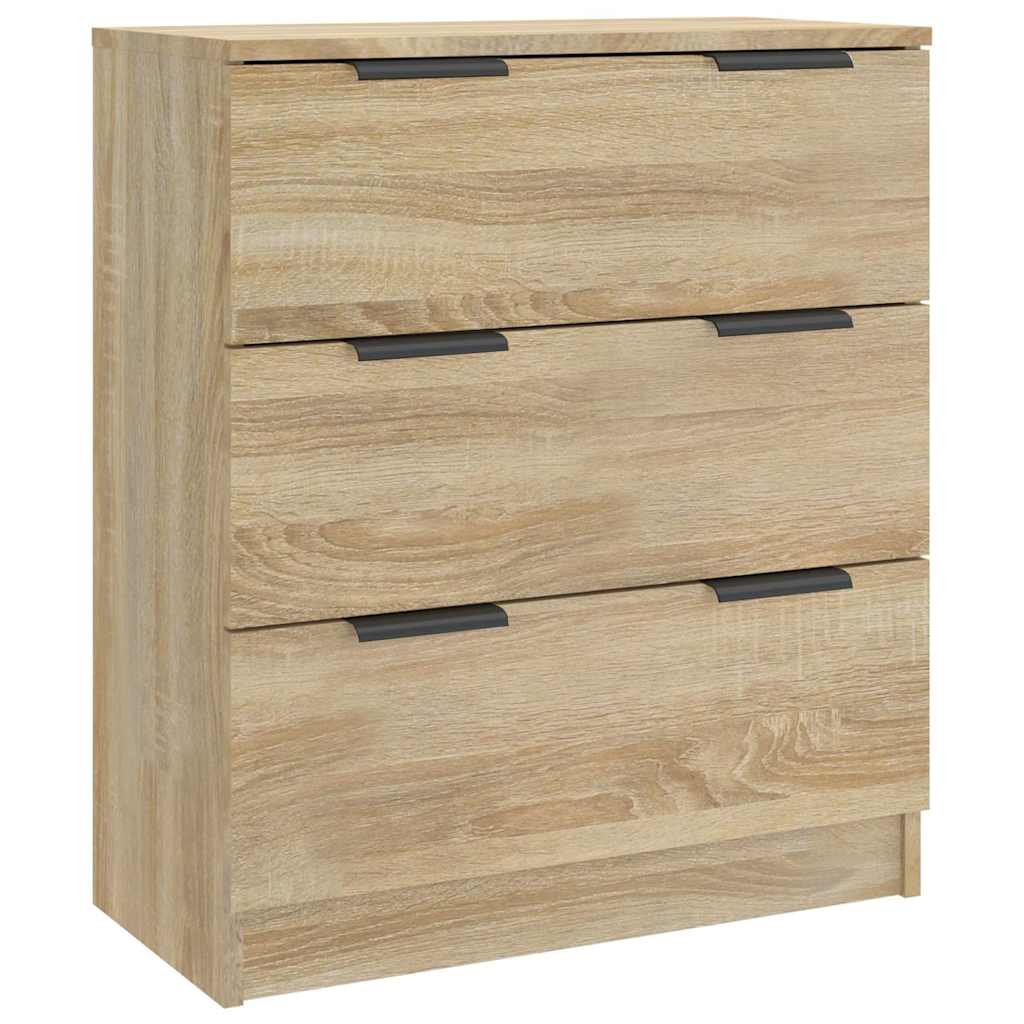 Vidaxl dressoir 60x30x70 cm bewerkt hout sonoma eikenkleurig