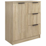 Vidaxl dressoir 60x30x70 cm bewerkt hout sonoma eikenkleurig