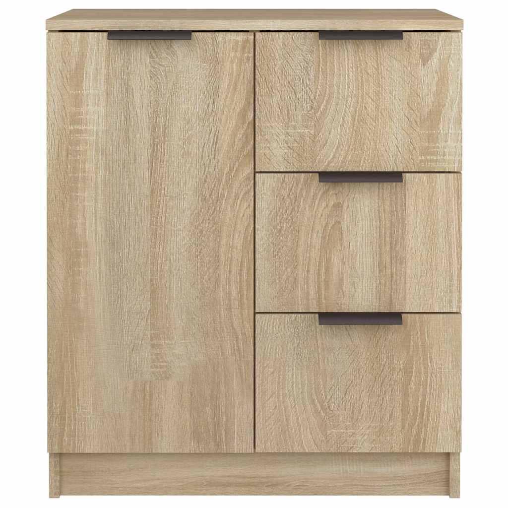 Vidaxl dressoir 60x30x70 cm bewerkt hout sonoma eikenkleurig