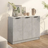 Vidaxl dressoir 90,5x30x70 cm bewerkt hout betongrijs