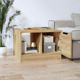 Vidaxl salontafel 50x50x36 cm bewerkt hout sonoma eikenkleurig