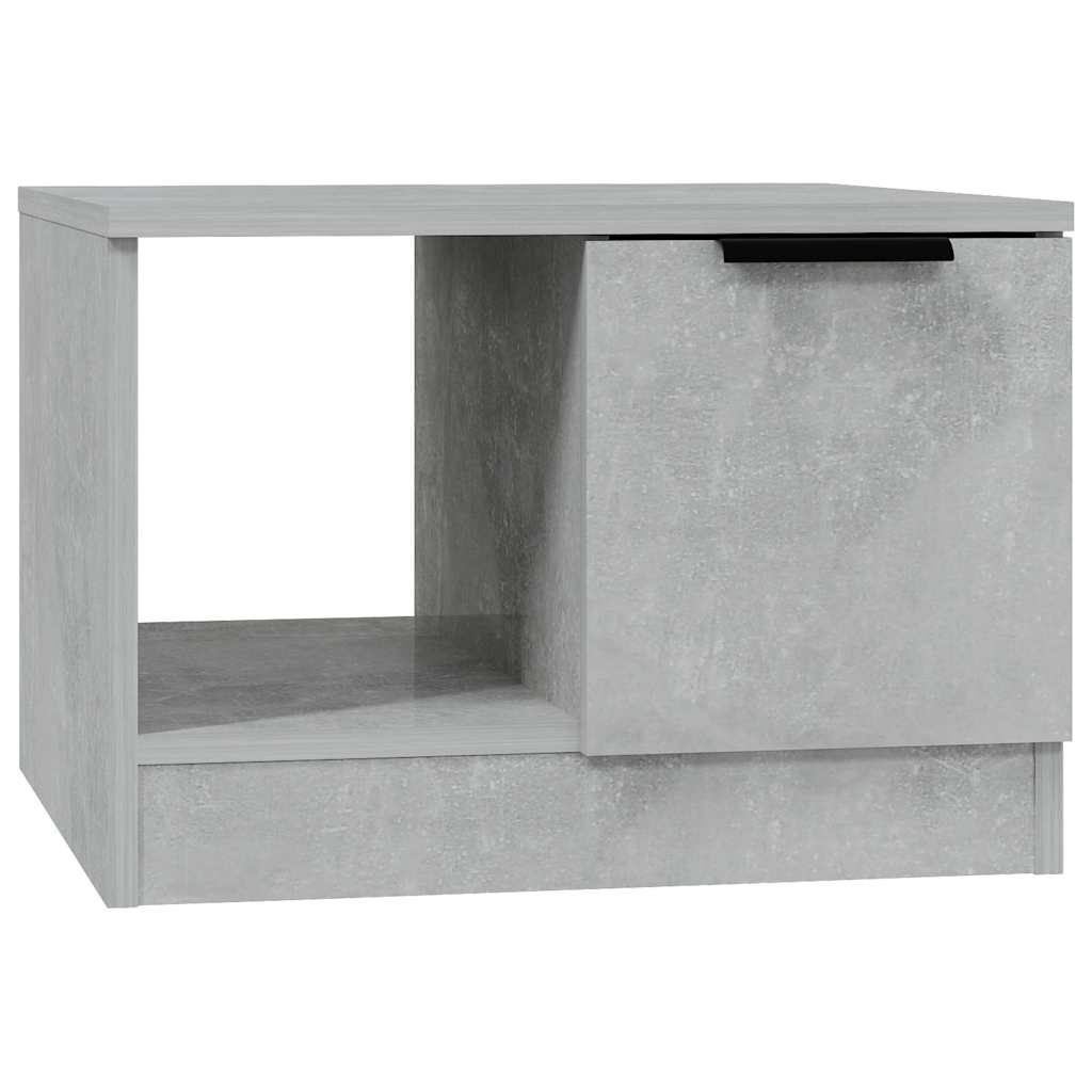 Vidaxl salontafel 50x50x36 cm bewerkt hout betongrijs