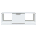 Vidaxl salontafel 102x50x36 cm bewerkt hout wit