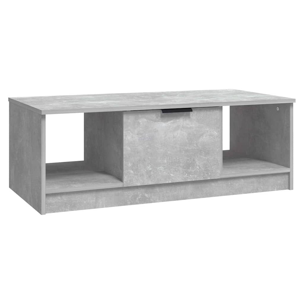 Vidaxl salontafel 102x50x36 cm bewerkt hout betongrijs