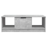 Vidaxl salontafel 102x50x36 cm bewerkt hout betongrijs