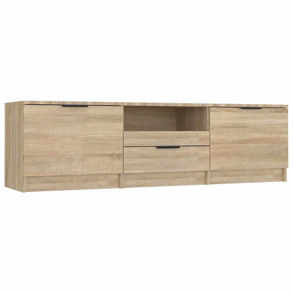 Vidaxl tv-meubel sonoma eiken 140x35x40 cm bewerkt hout