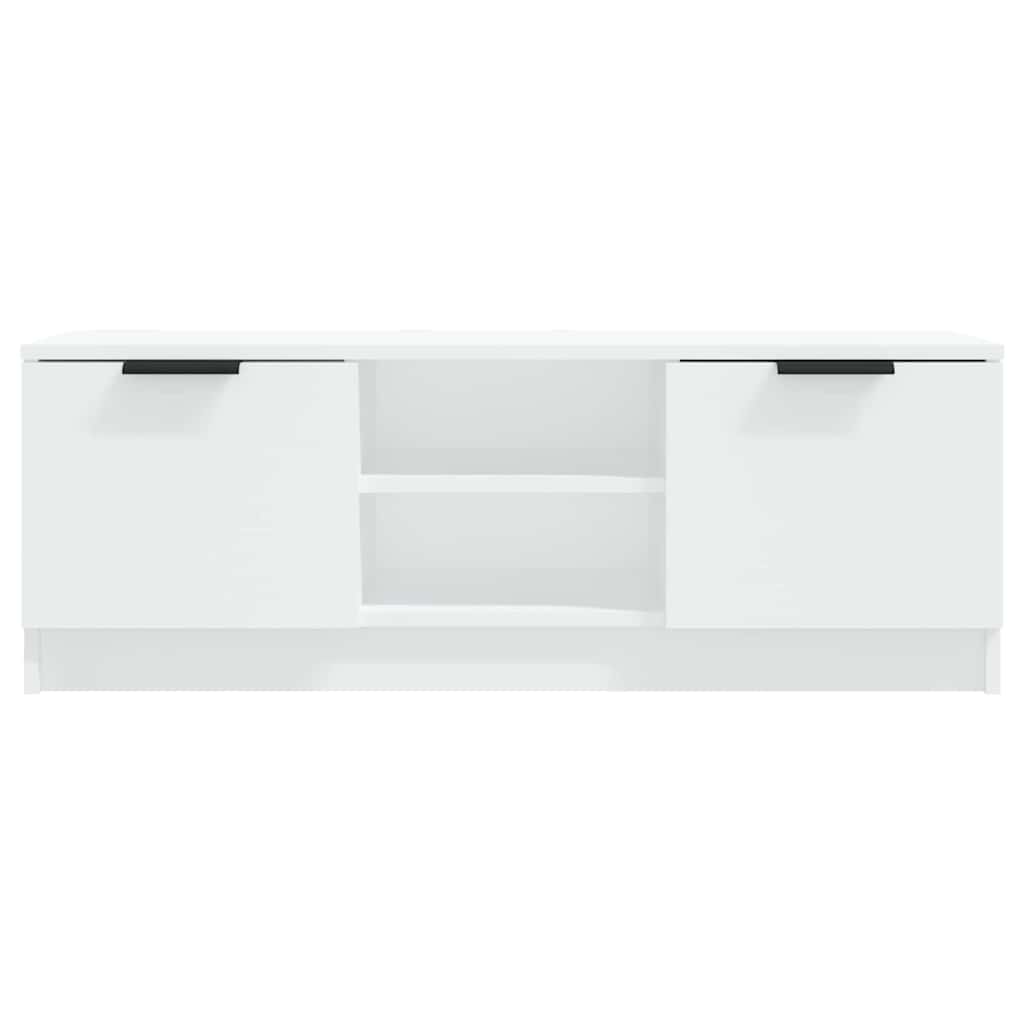 Vidaxl tv-meubel 102x35x36,5 cm bewerkt hout wit