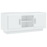 Vidaxl tv-meubel 102x35x45 cm bewerkt hout wit