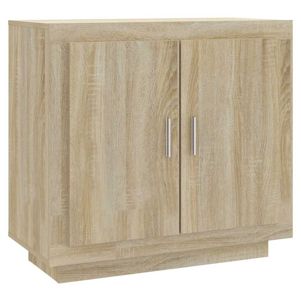 Vidaxl dressoir 80x40x75 cm bewerkt hout sonoma eikenkleurig