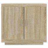 Vidaxl dressoir 80x40x75 cm bewerkt hout sonoma eikenkleurig