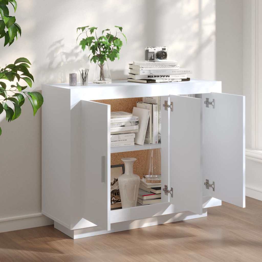 Vidaxl dressoir 92x35x75 cm bewerkt hout wit