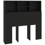 Vidaxl hoofdbordkast 100x19x103,5 cm zwart