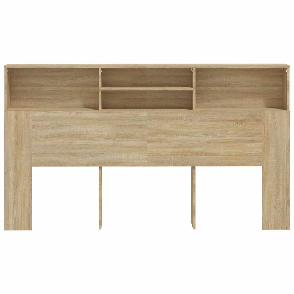 Vidaxl hoofdbordkast 180x19x103,5 cm sonoma eikenkleurig