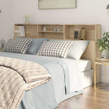 Vidaxl hoofdbordkast 200x19x103,5 cm sonoma eikenkleurig