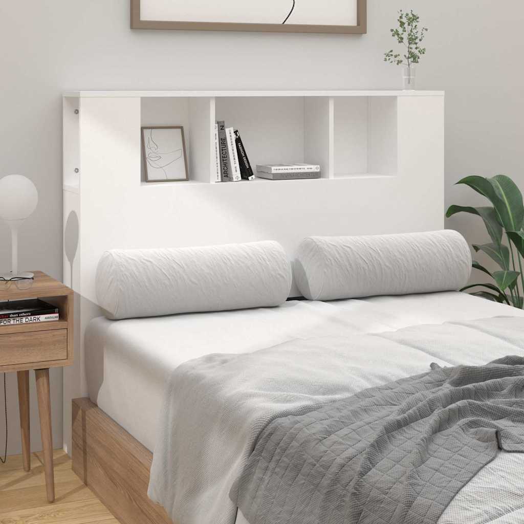 Vidaxl hoofdbordkast wit 120x18,5x102,5 cm