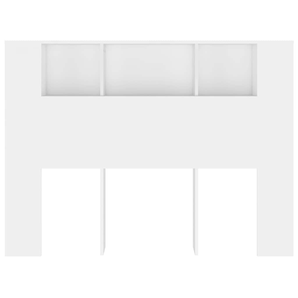 Vidaxl hoofdbordkast 140x18,5x104,5 cm wit