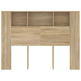 Vidaxl hoofdbordkast 140x18,5x104,5 cm sonoma eikenkleurig