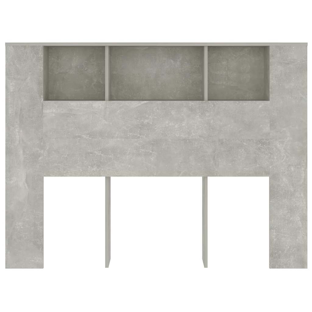Vidaxl hoofdbordkast 140x18,5x104,5 cm betongrijs