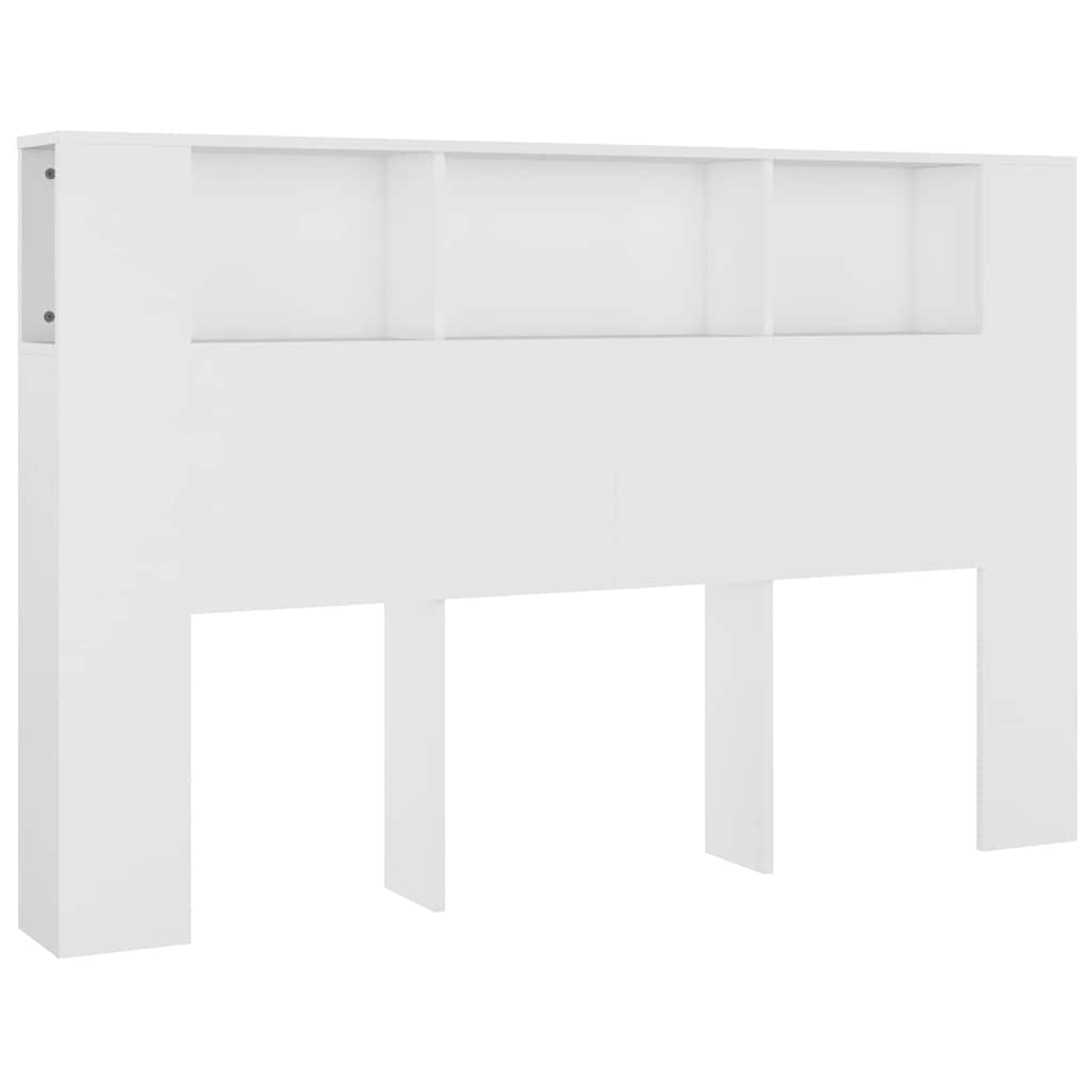 Vidaxl hoofdbordkast 160x18,5x104,5 cm wit