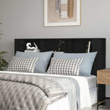 Vidaxl hoofdbordkast 180x18,5x104,5 cm zwart
