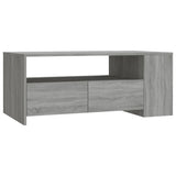 Vidaxl salontafel 102x55x42 cm bewerkt hout grijs sonoma eikenkleurig