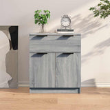 Vidaxl dressoir 60x30x70 cm bewerkt hout grijs sonoma eiken