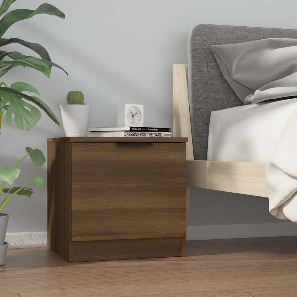 Vidaxl nachtkastjes 2 st 40x39x40 cm bruin eikenkleur