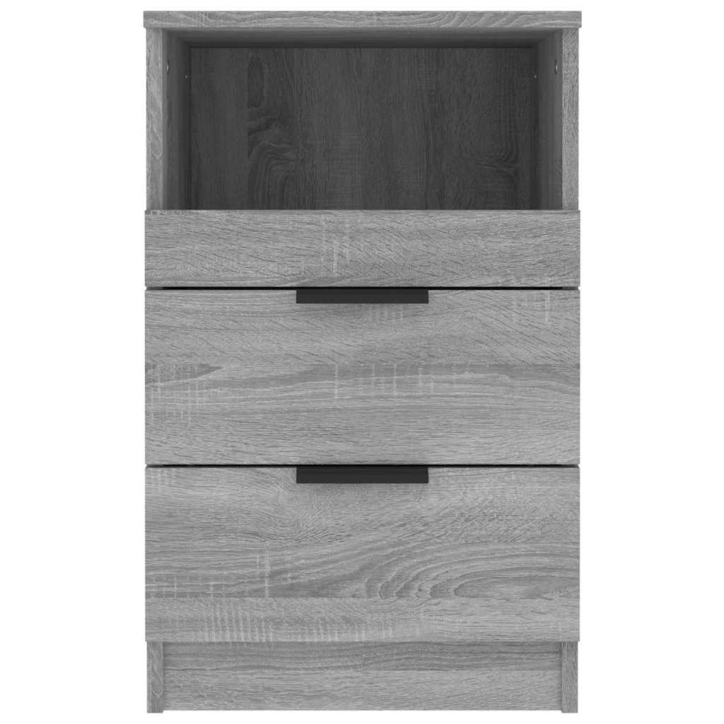 Vidaxl nachtkastje bewerkt hout grijs sonoma eikenkleurig
