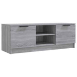 Vidaxl tv-meubel 102x35x36,5 cm bewerkt hout grijs sonoma eikenkleurig