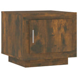 Vidaxl salontafel 51x50x45 cm bewerkt hout gerookt eikenkleurig