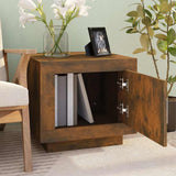 Vidaxl salontafel 51x50x45 cm bewerkt hout gerookt eikenkleurig