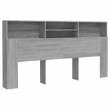 Vidaxl hoofdbordkast 200x19x103,5 cm grijs sonoma eikenkleurig