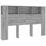 Vidaxl hoofdbordkast 160x18,5x104,5 cm grijs sonoma eikenkleurig