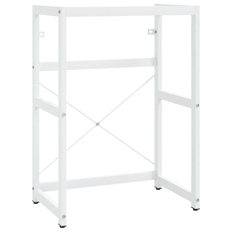 Vidaxl wastafelframe met inbouwwastafel ijzer wit