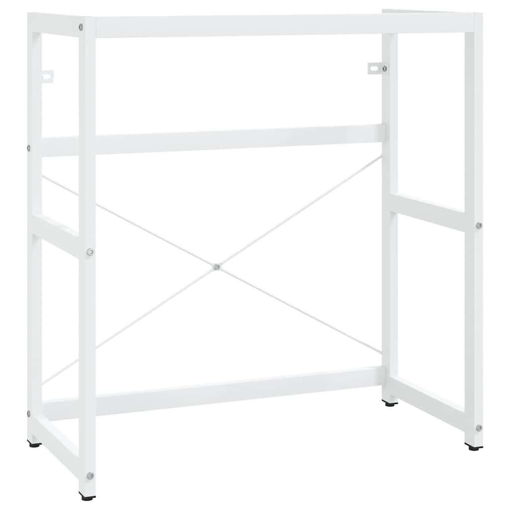Vidaxl wastafelframe met inbouwwastafel ijzer wit