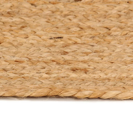 Vidaxl tapijt rond 210 cm gevlochten jute