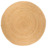 Vidaxl tapijt rond 240 cm gevlochten jute